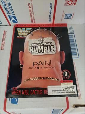 WWF Magazine February Feb. 1998 Stone Cold  Steve Austin Trading Cards ~ Cb51